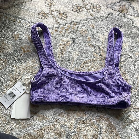 NWT GOOD AMERICAN Always Fits Scoop Swim Top - Picture 7 of 8